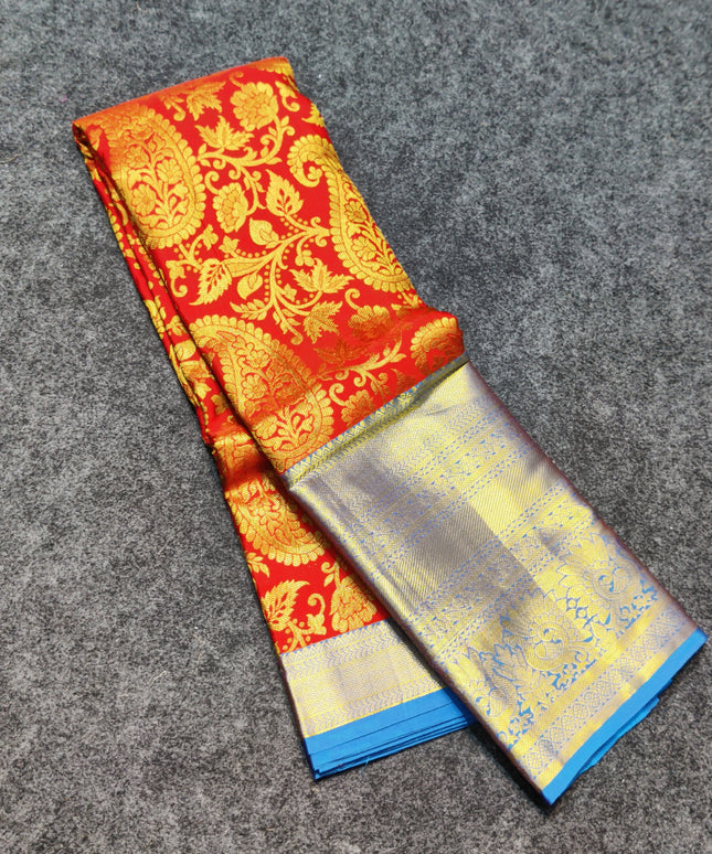 Kanchi Pattu Half Fine Brocade - SP53