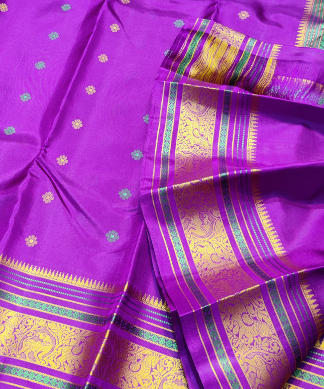 Kanjivaram Resham Silk Saree - KMP1539