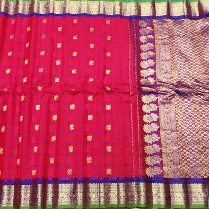 Gadwal Sico Silk Saree - GS164