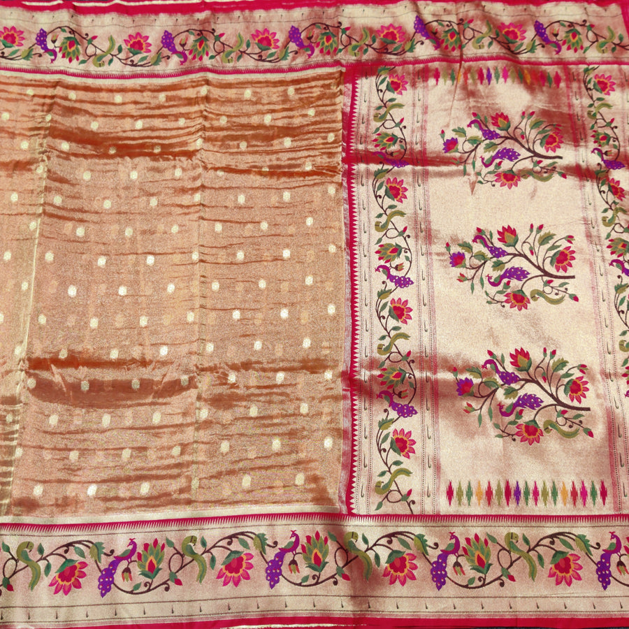 Banaras Tissue Paithani silk saree - BRS19