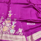 Crepe Banaras silk saree -BS08