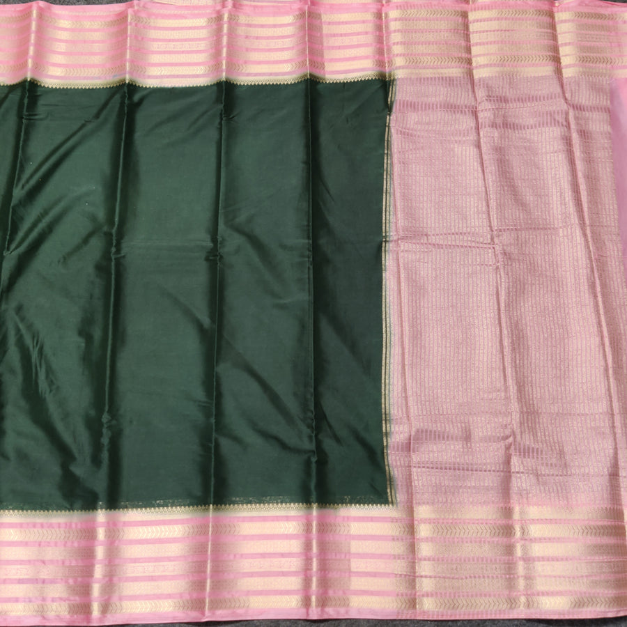 Mysore crepe semi silk saree - M14