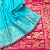 Pure Soft Silk Scurt Border Saree - LWP225