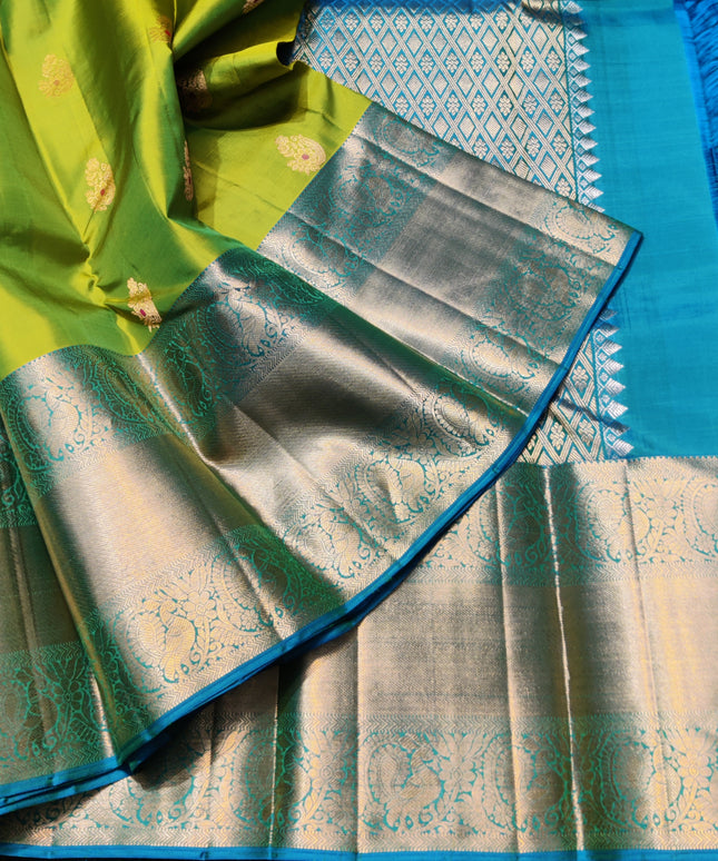 Meenakari kanchi Butta Saree - KMP3066