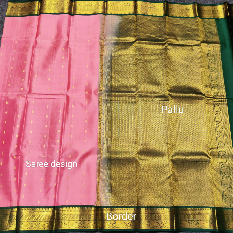 50% off Kanchi kuttu vintage Handloom saree - KMP67