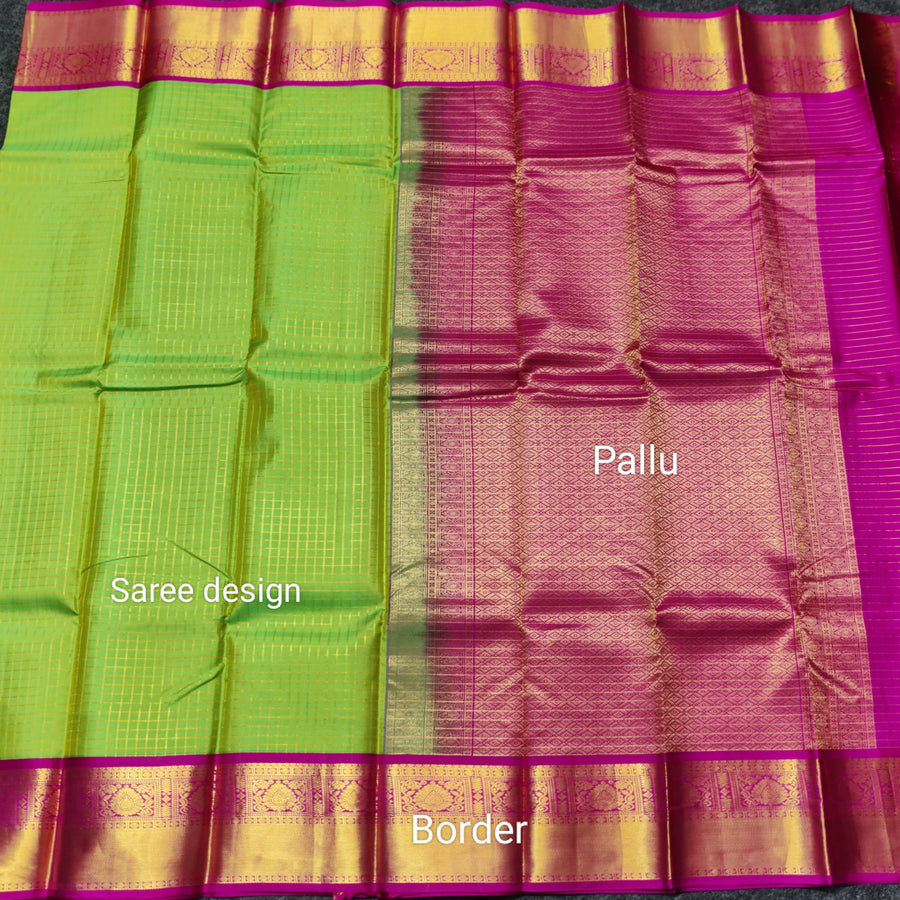 50% off Kanchi kuttu vintage Handloom saree - KMP60