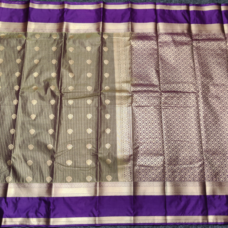 Kanchi semi vintage silk Saree -KS36