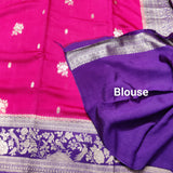 Viscos silk saree -V03