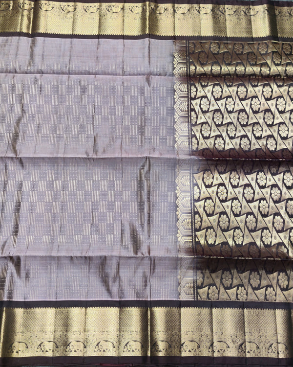 Meenakari kanchi lightweight pattu Saree - KMP121 alternate view