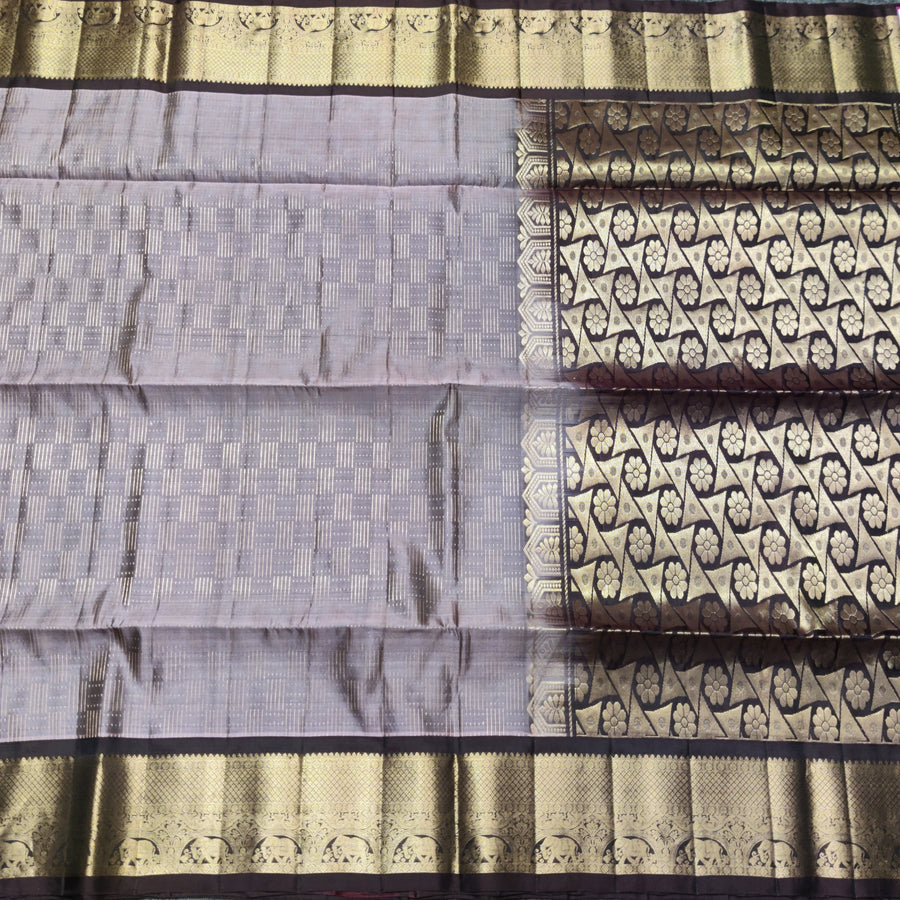 Meenakari kanchi lightweight pattu Saree - KMP121