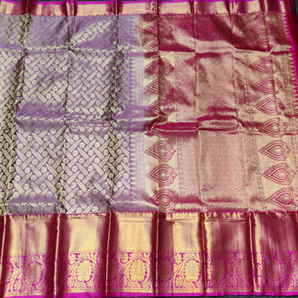 Kanchi pattu half fine bridal wear saree HF26
