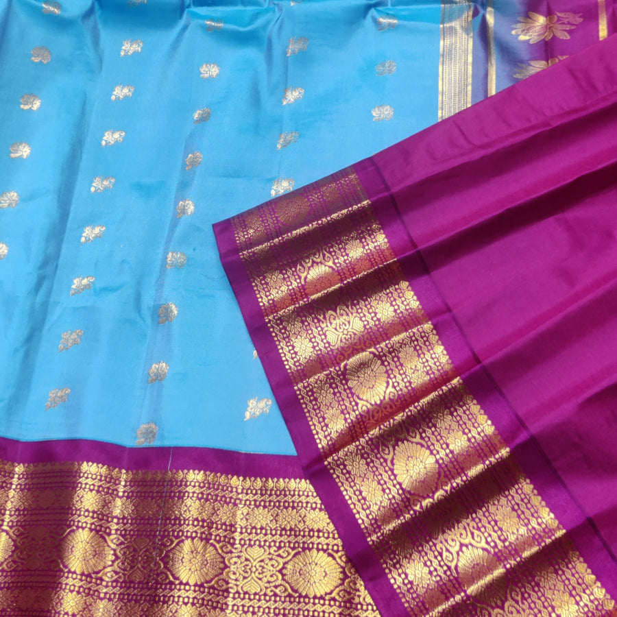 Gadwal Handloom Pure silk saree - GPS04