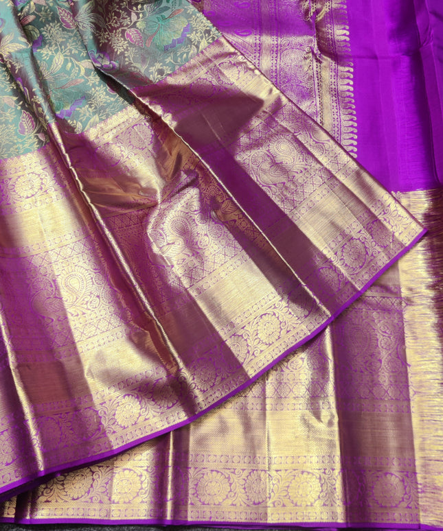 Kanchi pure Bridal wear saree @30% Off - KMP52