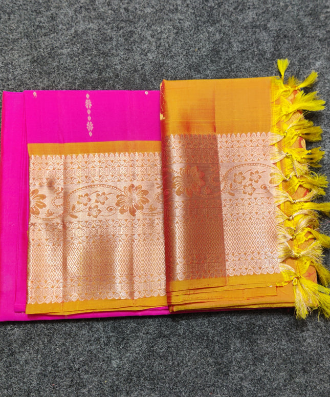 Meenakari kanchi lightweight pattu Saree - KMP122