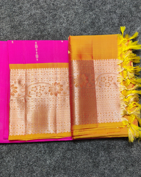 Meenakari kanchi lightweight pattu Saree - KMP122