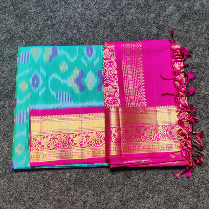 Ikkath Pure Silk Pattu Saree- IKT51