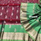 Lightweight pattu Scurt Border Saree - LWP304