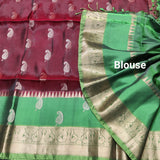 Lightweight pattu Scurt Border Saree - LWP304