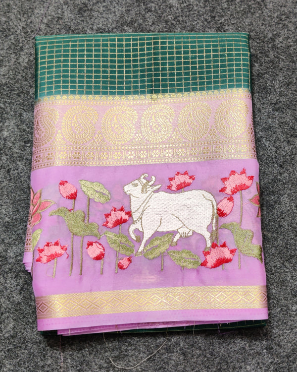 Semi crepe silk saree - SC08
