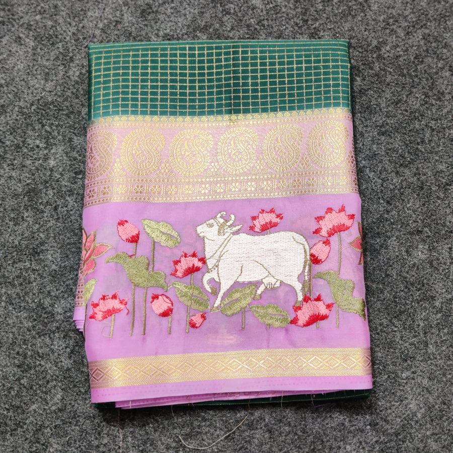 Semi crepe silk saree - SC08