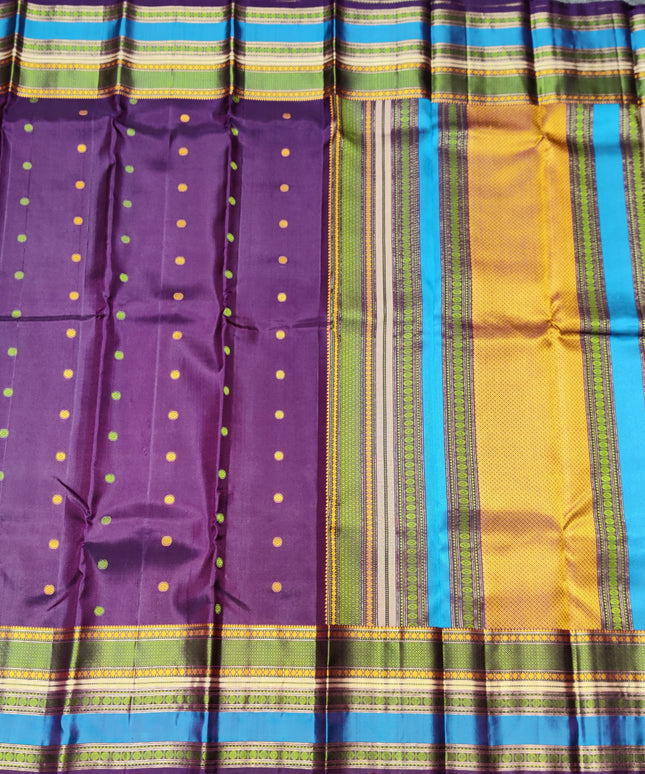 Kanjivaram Resham Silk Saree - KMP1541