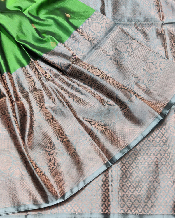 Mangalya pattu handloom saree - MG06 alternate view