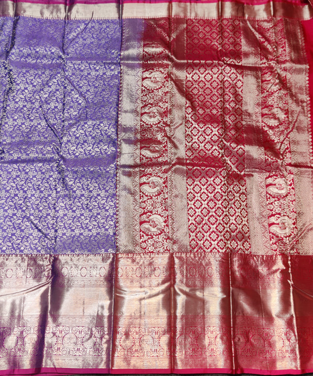 Kanchi pattu half fine bridal wear saree HF22