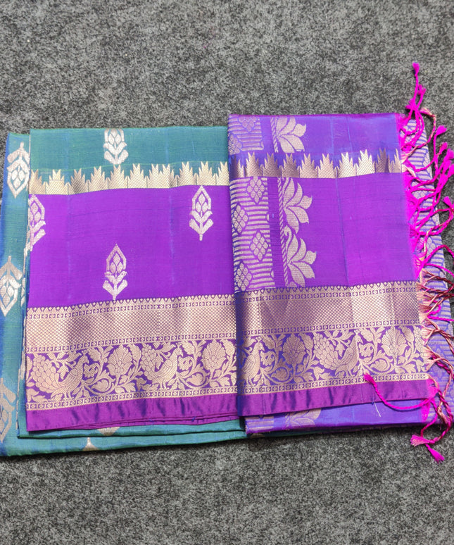 Lightweight pattu Scurt Border Saree - LWP87