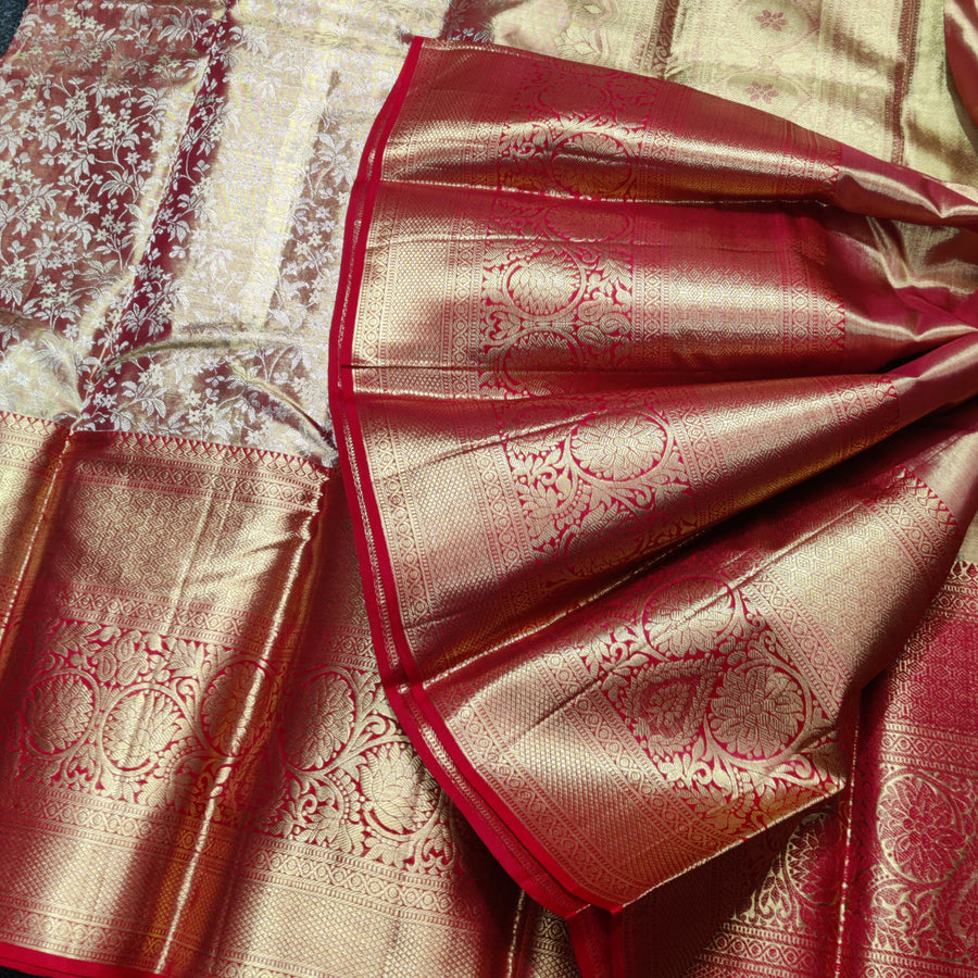 Kanchi Pattu Wedding Saree @35% Off -KMP63