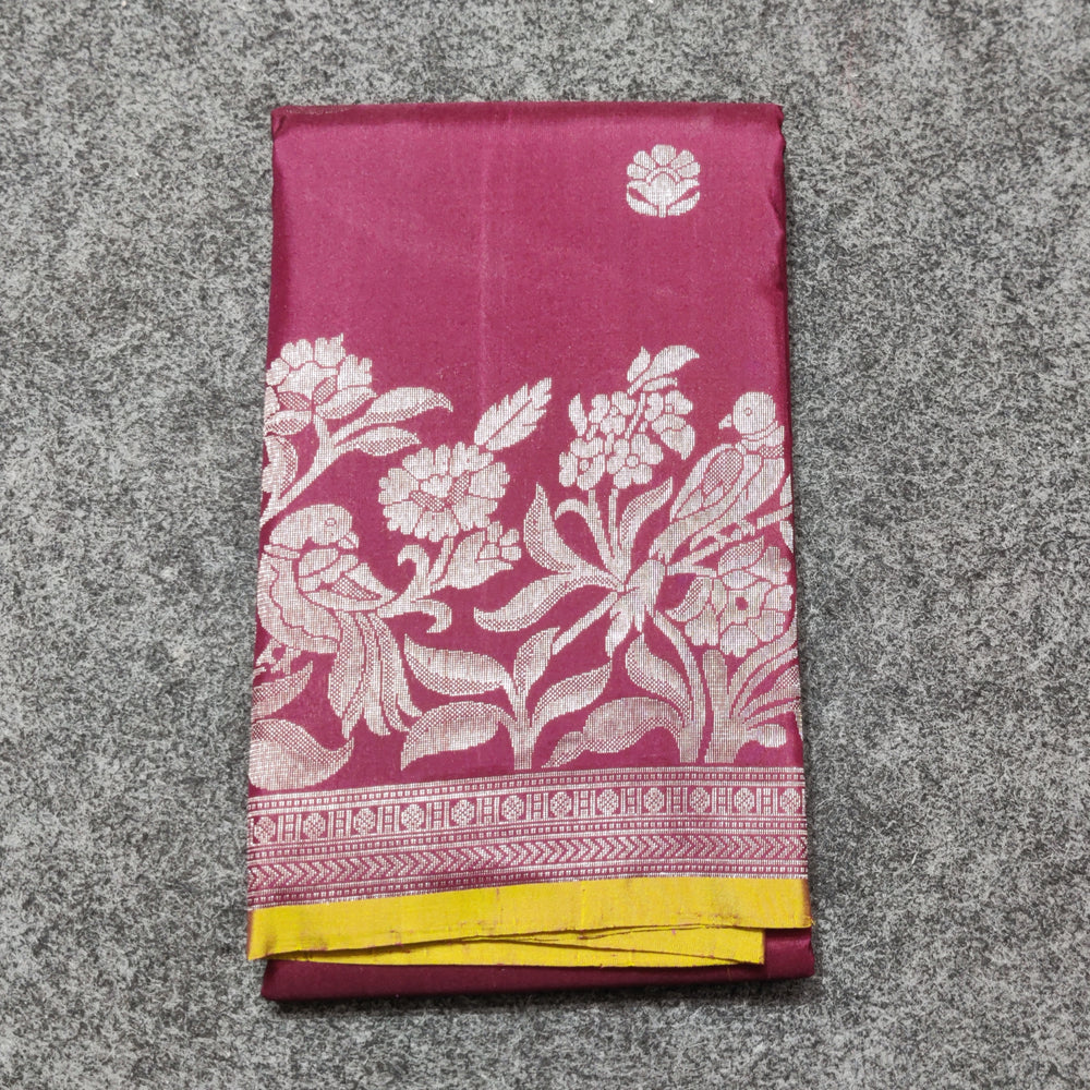 Pure Soft Silk Scurt Border Saree - LWP224