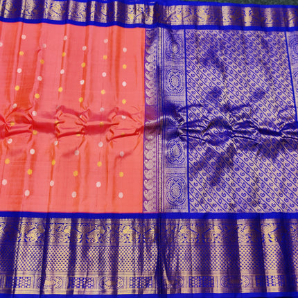Gadwal pure handloom kuttu silk saree - GPS120