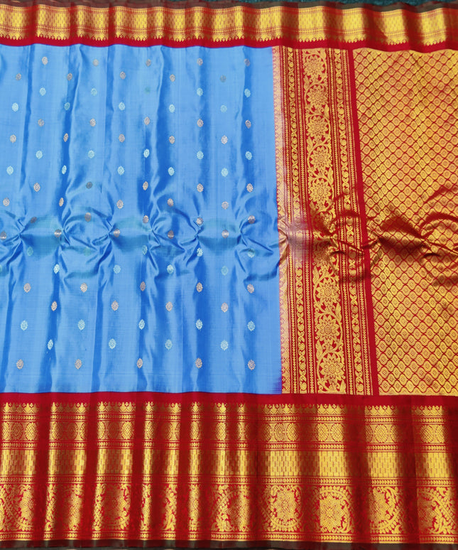 Gadwal pure handloom kuttu silk saree - GPS114