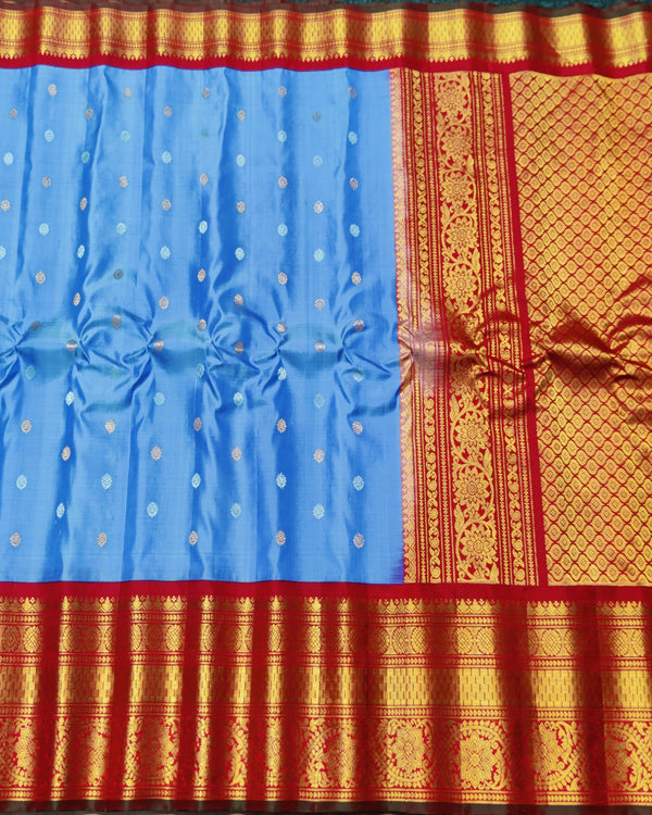 Gadwal pure handloom kuttu silk saree - GPS126 alternate view