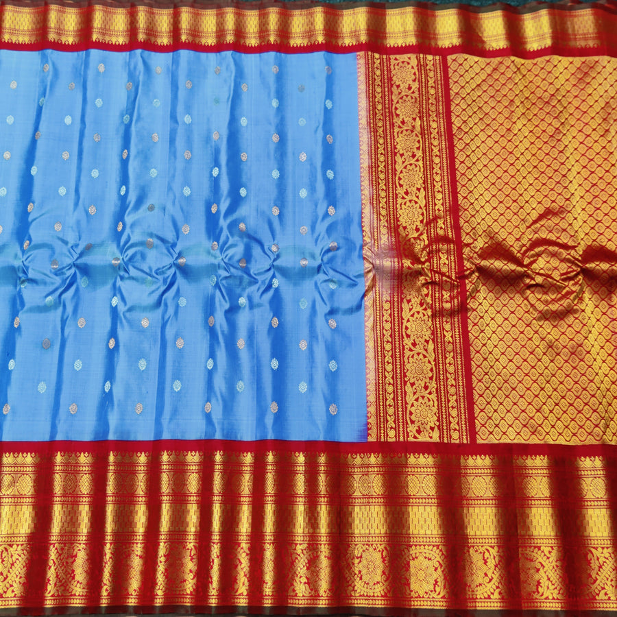 Gadwal pure handloom kuttu silk saree - GPS126