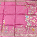 Crepe Banaras silk saree -BS06