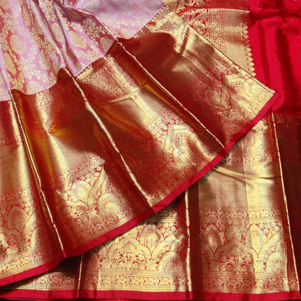 Kanchi pattu half fine bridal wear saree HF28