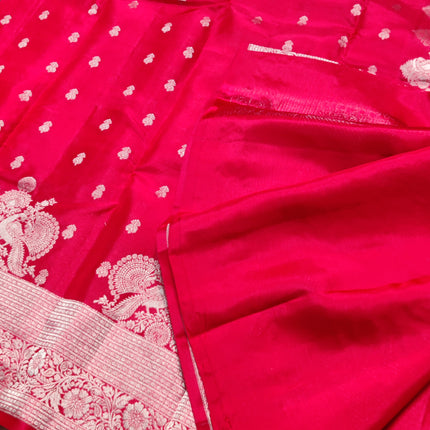 Kanchi Pure Red Saree - KPM899
