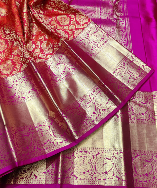 Kanchi pure Bridal wear saree @30% Off - KMP06