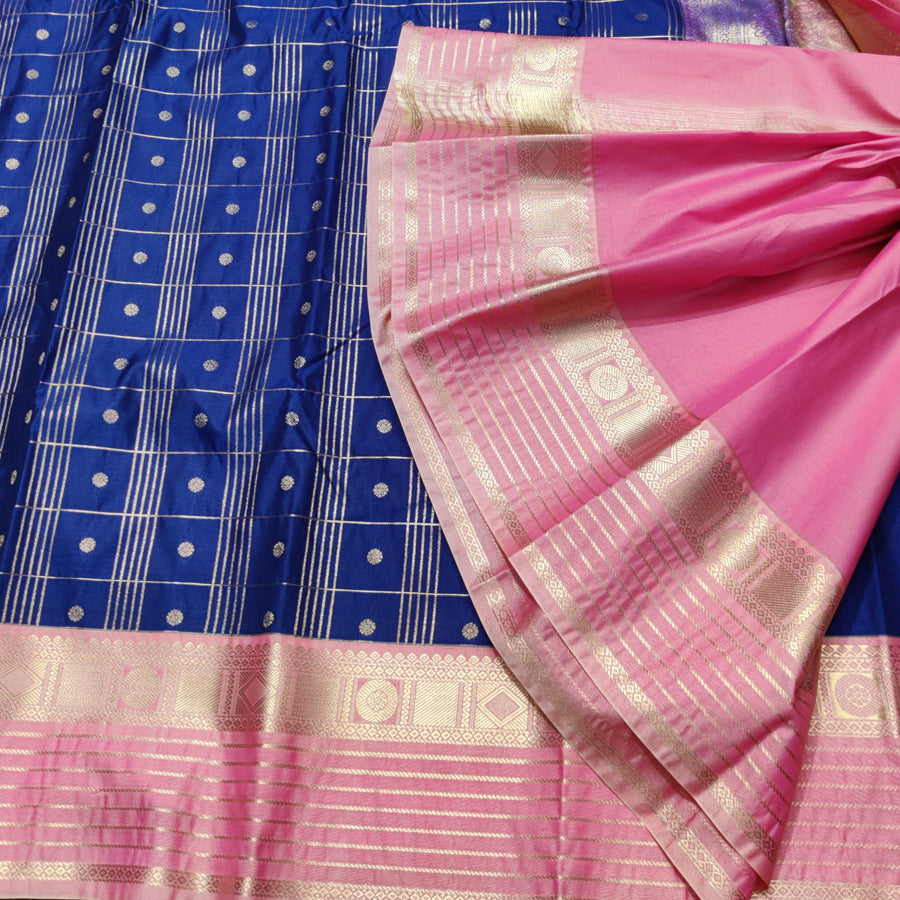 Kanchi semi vintage silk Saree -KS34