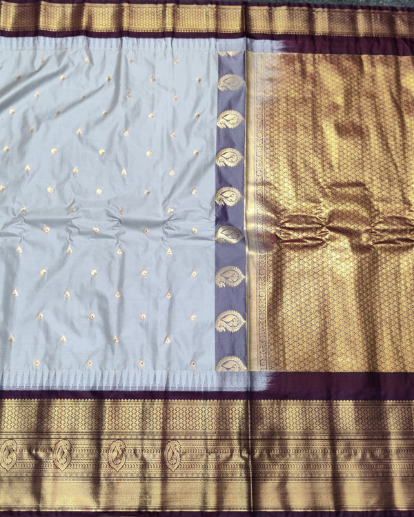 Gadwal Semi Silk Saree - GSM16 alternate view
