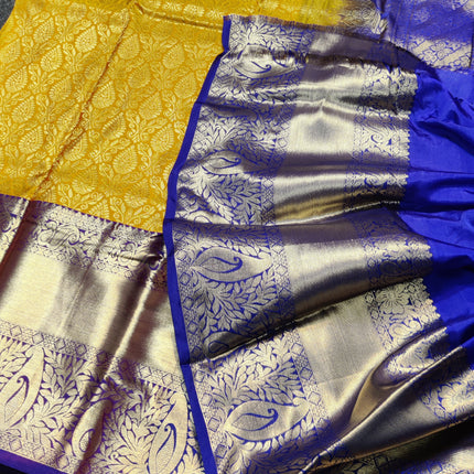 Kanchi pattu half fine Bridal Saree -HF273