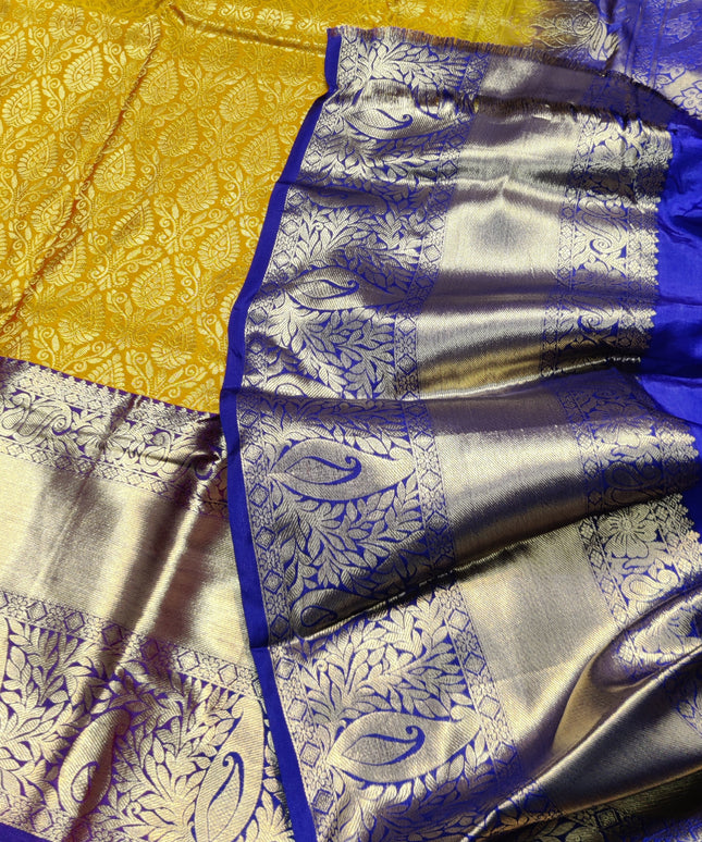 Kanchi pattu half fine Bridal Saree -HF273