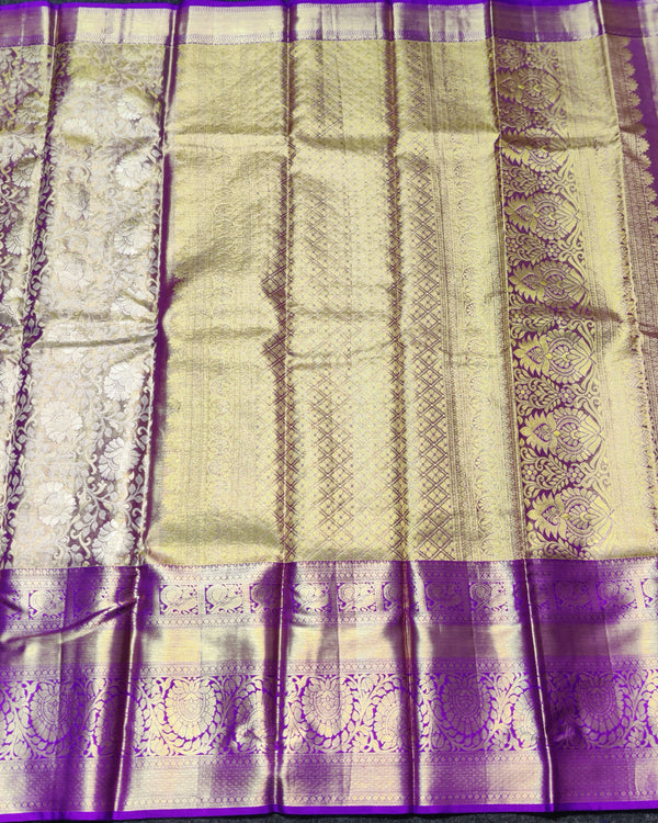 Kanchi Pattu Wedding Sarees @30% Off -KMP960 alternate view