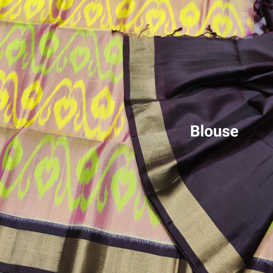 Ikkath Pure handloom silk saree - IKT09