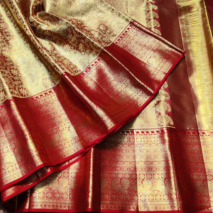 Kanchi Pattu Wedding Sarees @50% Off -KMP1747