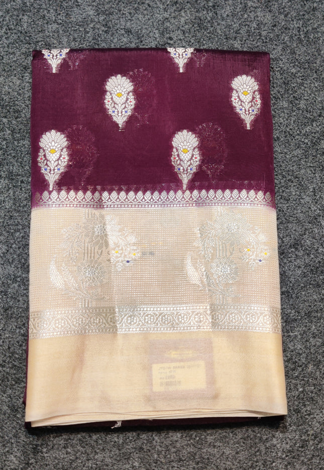 Raw mango silk saree - PRS10