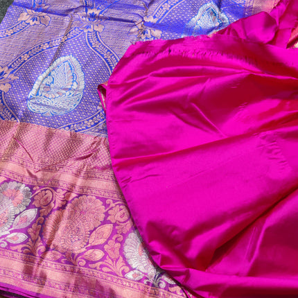 Kanchi pattu half fine Bridal Saree - HF03