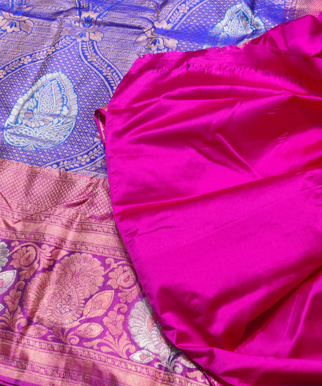 Kanchi pattu half fine Bridal Saree - HF03