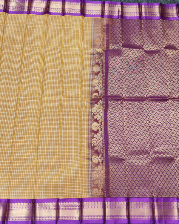 Gadwal cotton check - GC09 alternate view