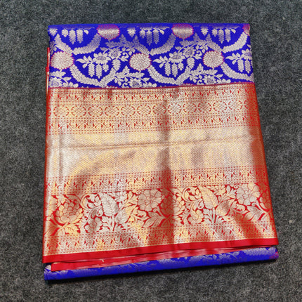 kanchi pattu half fine Bridal Saree -HF267